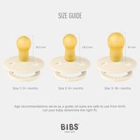 Bibs 3 Fopspeen Duo Sage Ivory - thumbnail