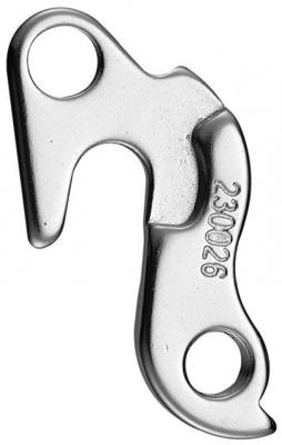 Union derailleurhanger GH 068 63,8 mm zilver