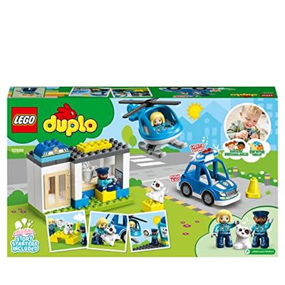 Lego Duplo 10959 Politiebureau en Helikopter - thumbnail