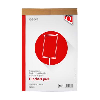 Flipoverpapier Quantore 65x95cm 50vel ongevouwen Flipoverpapier Quantore 65x95cm 50vel ongevouwen