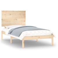 Bedframe massief hout 75x190 cm - thumbnail