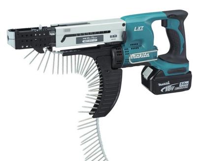 Makita DFR750RTE 18V Li-Ion accu bandschroefmachine 45 -75mm | 18v 5.0Ah