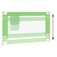 VidaXL Bedhekje peuter 120x25 cm stof groen - thumbnail