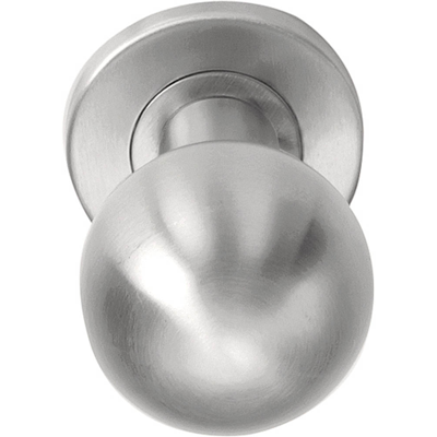 Formani Basics LB501V voordeurknop vast op rozet - mat RVS