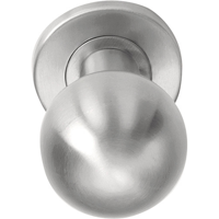 Formani Basics LB501V voordeurknop vast op rozet - mat RVS - thumbnail