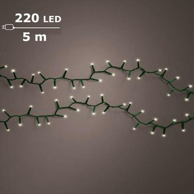 Lumineo Compact ricelights 220LED 5m warm wit