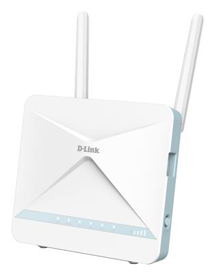 D-Link G416/E EAGLE PRO AI AX1500 4G+ Smart Router met 4G+ LTE Cat 6 Download Tot 300Mbps, Wi-Fi 6, AI Wi-Fi/Traffic Optimiser, Gigabit Poorten, WPA3, Wi-Fi Mesh support, Simlock vrij.