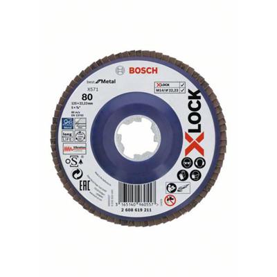 Bosch Accessories 2608619211 Lamellenschuurschijf Diameter 125 mm Korrelgrootte (num)=80 1 stuk(s) Bosch Accessories 2608619211 Lamellenschuurschijf Diameter 125 mm Korrelgrootte (num)=80 1 stuk(s)