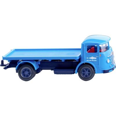 Wiking 047606 H0 Vrachtwagen Büssing 4500 vrachtwagen met platte laadbak voor zeevissen Wiking 047606 H0 Vrachtwagen Büssing 4500 vrachtwagen met platte laadbak voor zeevissen