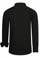 Italian Style - Heren Overhemd - Zwart - Casual - Style-Italy - thumbnail