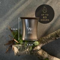 WoodWick medium candle limited edition melanite mist gunmetal - thumbnail
