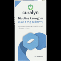 Curalyn Nicotine Kauwgom 4mg 24 Stuks bij Jumbo - thumbnail