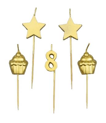 Paperdreams taartkaarsjes - 8 jaar