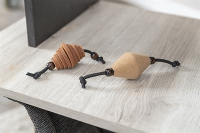 TRIXIE RUGBYBAL KATTENSPEELGOED AAN TOUW CITYSTYLE VILT / HOUT 13 CM