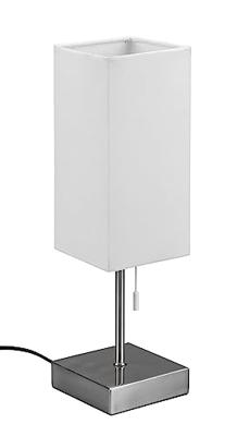 Trio SchemerlampjeOle wit met RVS - R51061007