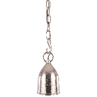 Hanglamp Davanti 16 cm 1 Lichts Ruw Nickel Industrieel - thumbnail