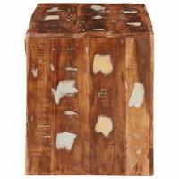 Wijnrek Bruin 44 x 30 x 35 cm Massief gerecycled hout - thumbnail