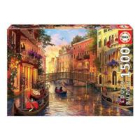 Educa - Puzzle 1500 - Sunset in Venice (80-17124) - thumbnail