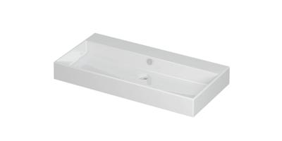 Wastafel Unlimited Porselein zonder kraangat 90 cm x 45 cm x 11 cm Glans wit 0202041