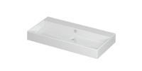 Wastafel Unlimited Porselein zonder kraangat 90 cm x 45 cm x 11 cm Glans wit 0202041 - thumbnail