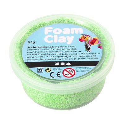 Foam Clay - neon groen, 35gr. Foam Clay - neon groen, 35gr.