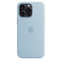 Apple Silicone MagSafe Case iPhone 15 Pro Max Light Blue - thumbnail