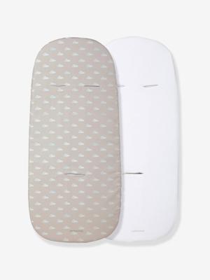 Set van 2 beschermingshoezen VERTBAUDET voor reiswiegmatras assorties Set van 2 beschermingshoezen VERTBAUDET voor reiswiegmatras assorties