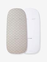 Set van 2 beschermingshoezen VERTBAUDET voor reiswiegmatras assorties - thumbnail