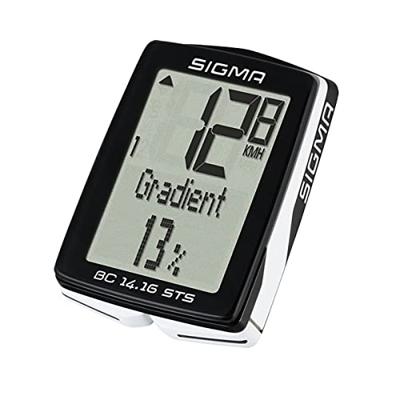 Sigma BC 14,16 STS Kilometerteller 14 functies - Zwart
