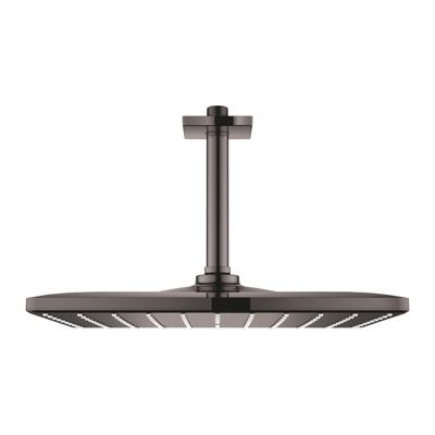 GROHE Rainshower SmartActive 310 Cube Hoofddouche - 31x31cm - 1 straalsoort - plafondarm 14.2cm - hard graphite 26566a00