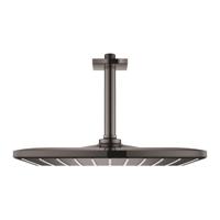 GROHE Rainshower SmartActive 310 Cube Hoofddouche - 31x31cm - 1 straalsoort - plafondarm 14.2cm - hard graphite 26566a00 - thumbnail