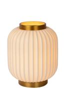 Lucide GOSSE - Tafellamp - Ø 19,5 cm - 1xE14 - Wit - thumbnail