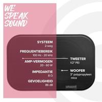 ArtSound: UNI30 Satelliet Speakers (2pc), 20 - 60 W - Zwart - thumbnail