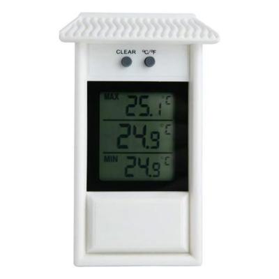 Dakranven vorm outdoor tuin koelkast waterdichte thermometer (wit)