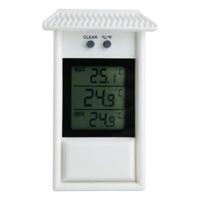 Dakranven vorm outdoor tuin koelkast waterdichte thermometer (wit) - thumbnail