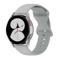By Qubix - Solid color sportband - Grijs - Compatible met Garmin Vivoactive 6 / Vivoactive 5 / Vivoactive 3 - Compatible Garmin bandje - Bandbreedte: 20mm - thumbnail