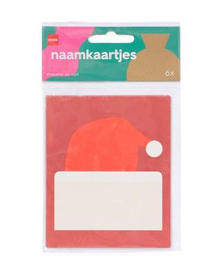 HEMA Naamkaartjes - 6 stuks (multi)