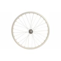 Voorwiel 20*175 aluminium vaste as - zilver - thumbnail