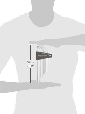 PB Swiss Tools Pb inbussleutelset lang+kogelkop/inch
