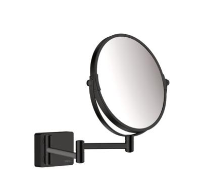 Hansgrohe Addstoris make-up spiegel 3x vergroting mat zwart 41791670