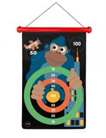 Scratch darts apen junior 36 x 55 cm zwart 6 delig - thumbnail