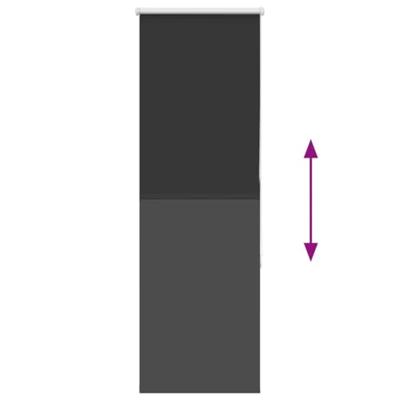 Rolgordijn verduisterend 45x130cm stofbreedte 40,7 cm polyester