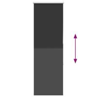 Rolgordijn verduisterend 45x130cm stofbreedte 40,7 cm polyester - thumbnail