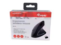 Ergonomische Optische Muis Equip 245110 Zwart - thumbnail