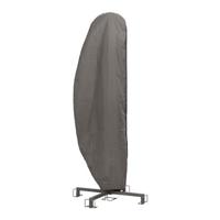 Parasolhoes Zweefparasols beschermhoes 350 cm rond Grijs - thumbnail
