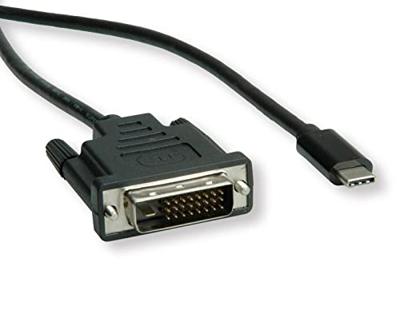 ROLINE USB type C - DVI adapterkabel, M/M, 1 m