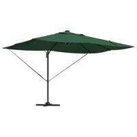 VidaXL Parasol groen 352 x 251 x 265 cm polyester en aluminium - thumbnail