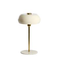 Light & Living TafellampSurin Ø 26cm - glans creme met goud - 1890243 - thumbnail