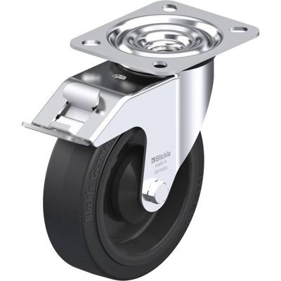 Blickle LE-POEV 125KA-FI Zwenkwiel met rem Wieldiameter: 125 mm Draagvermogen (max.): 150 kg 1 stuk(s)