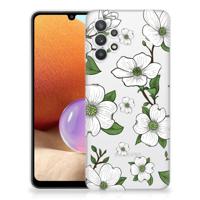Samsung Galaxy A32 4G | A32 5G Enterprise Editie | TPU Case | Dogwood Flowers - thumbnail